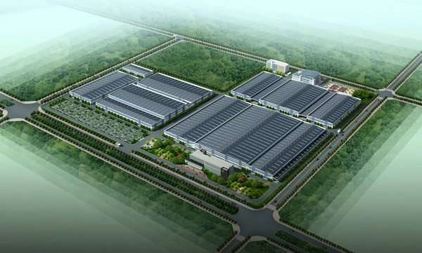 Qingji Industrial Park new plant aerial view